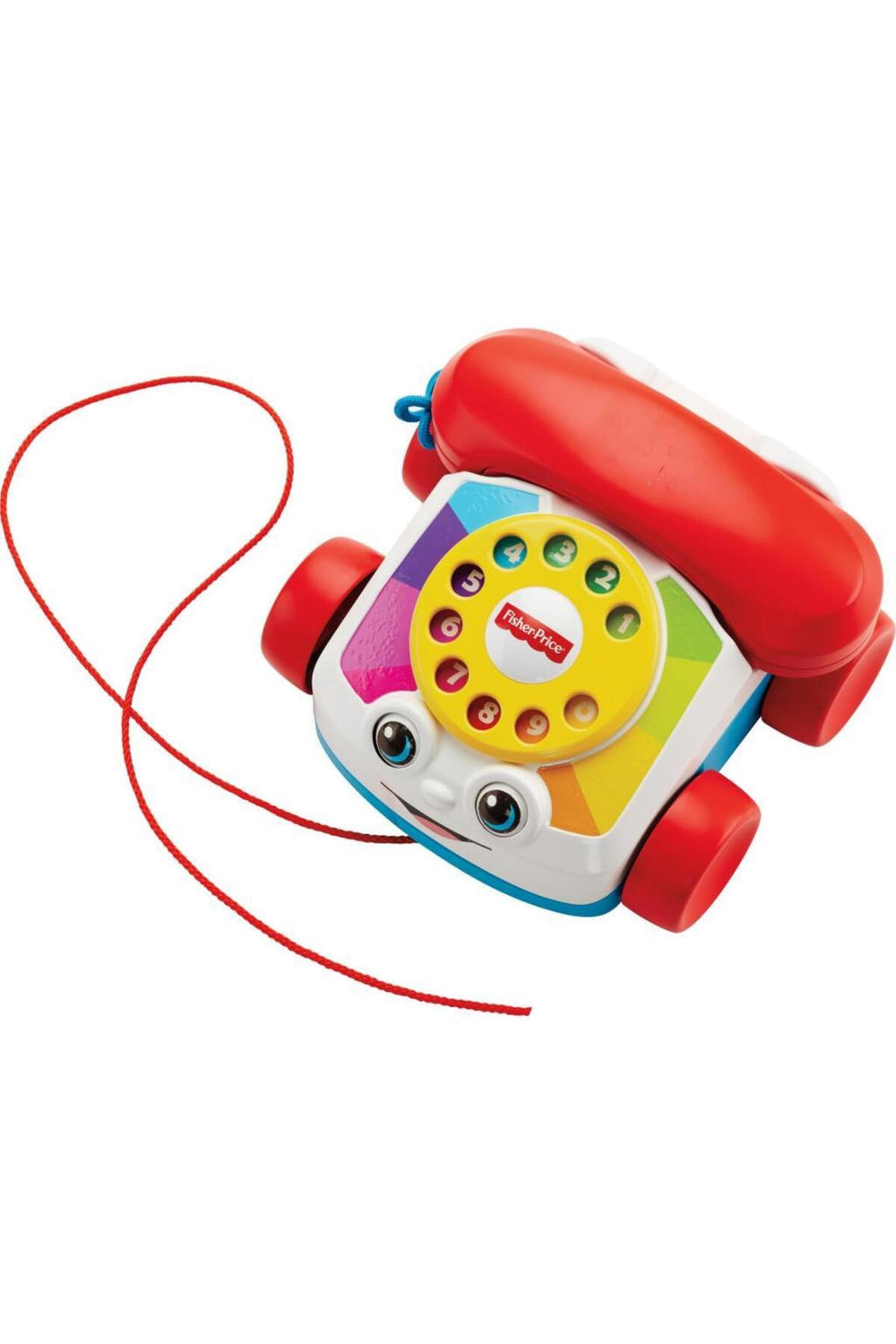 Fisher-Price Geveze Telefon, Sürüklenebilir, Klasik, Çevirmeli Oyun Telefonu FGW66