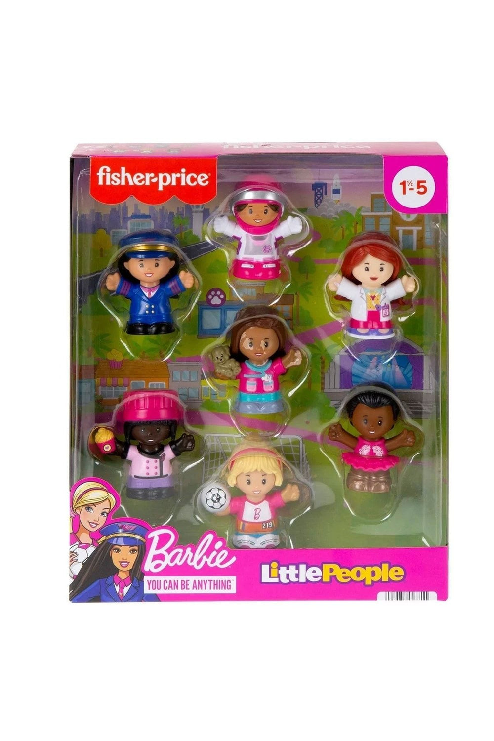 FISHER PRICE Hcf58 Little People Barbie Figürleri