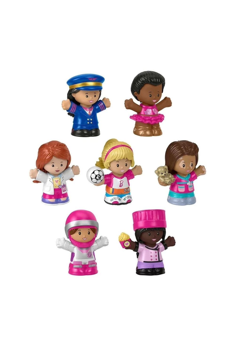 FISHER PRICE Hcf58 Little People Barbie Figürleri
