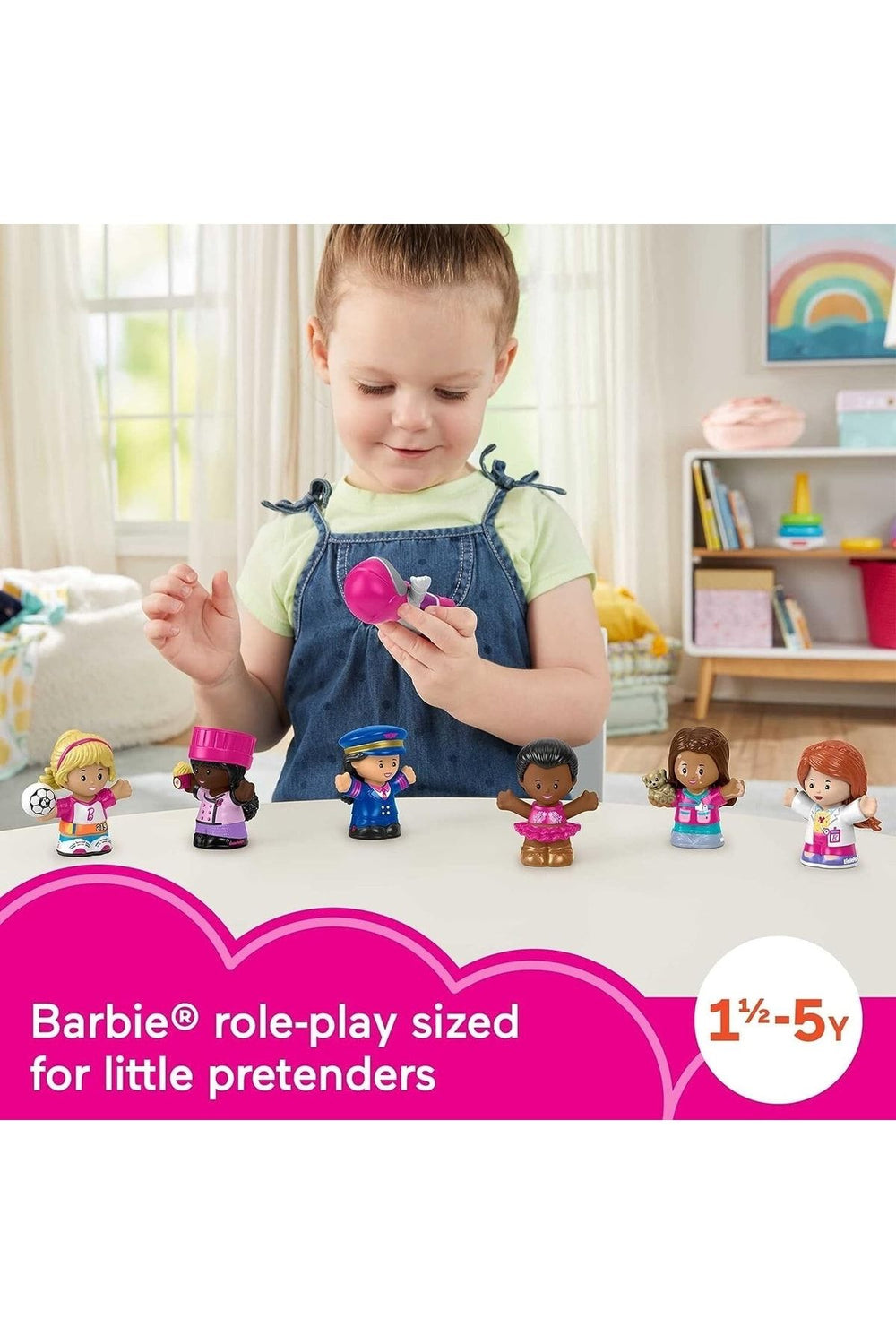 FISHER PRICE Hcf58 Little People Barbie Figürleri
