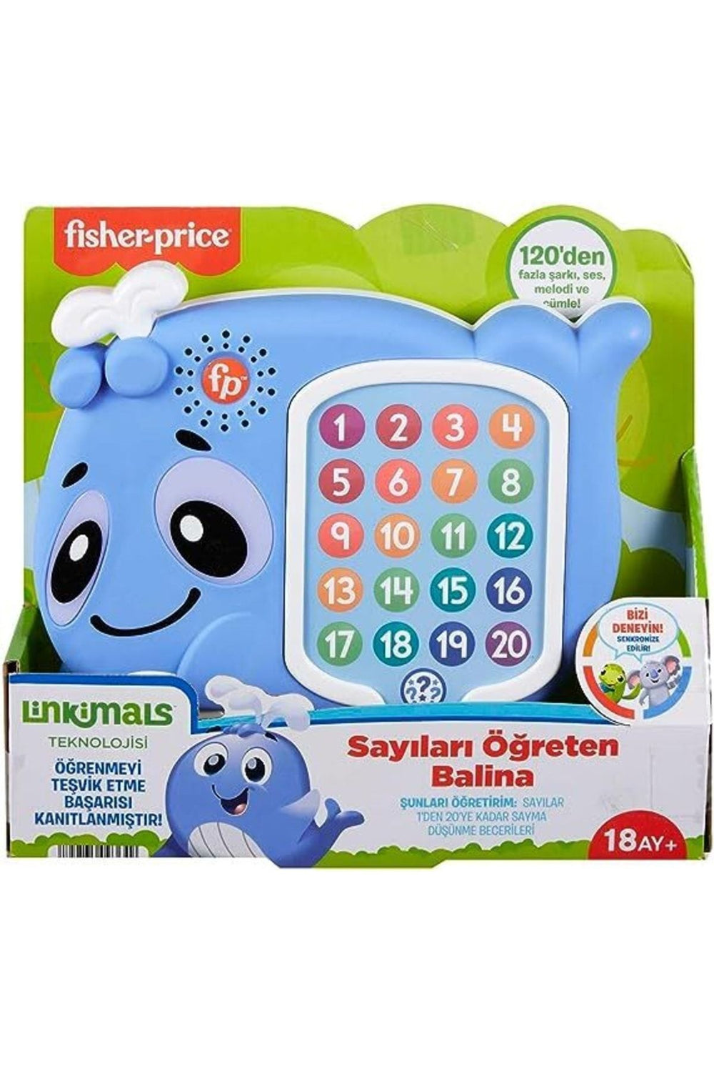 FISHER PRICE Linkimals Sayı Sayan Balina