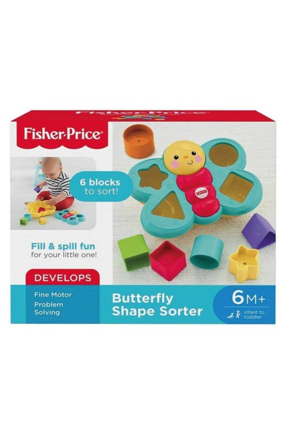 FISHER PRICE Şekil Eşleştirme Arkadaşı Kelebek