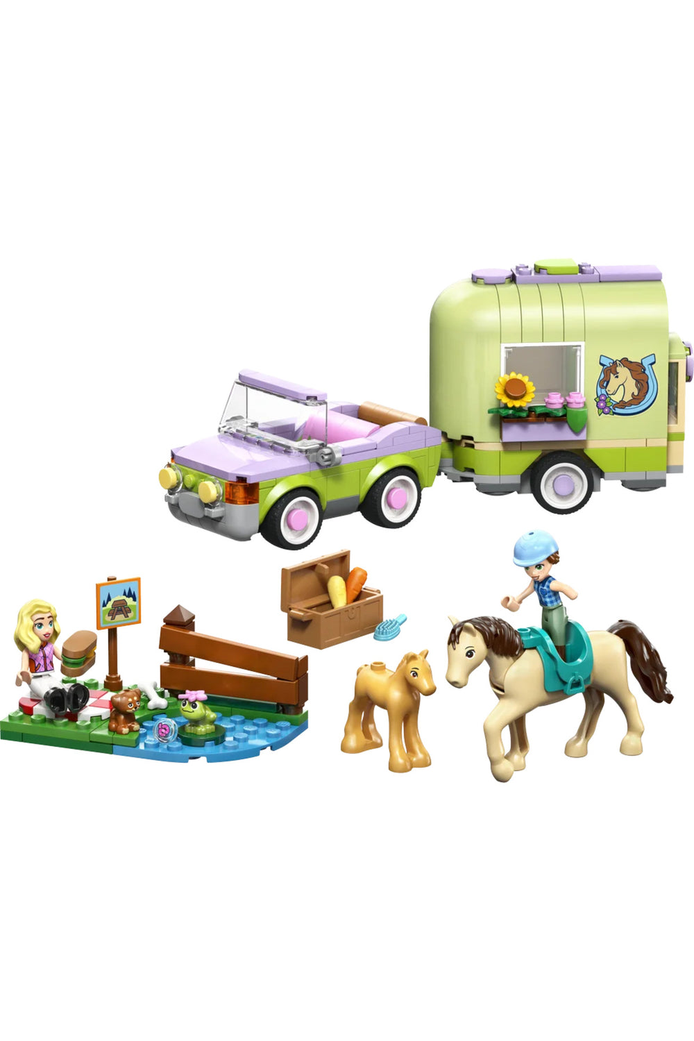 ® Friends At ve Tay Römorku 42695 – 7+ Yaratıcı Oyuncak Yapım Seti (279 Parça)