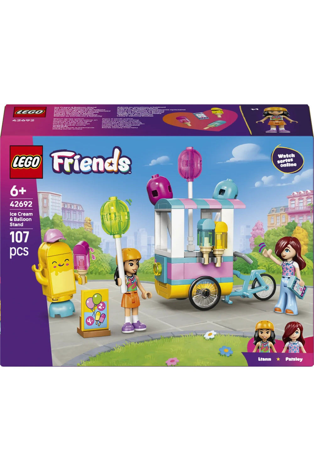 ® Friends Dondurma ve Balon Standı 42692 – 6+ Yaratıcı Oyuncak Yapım Seti (107 Parça)