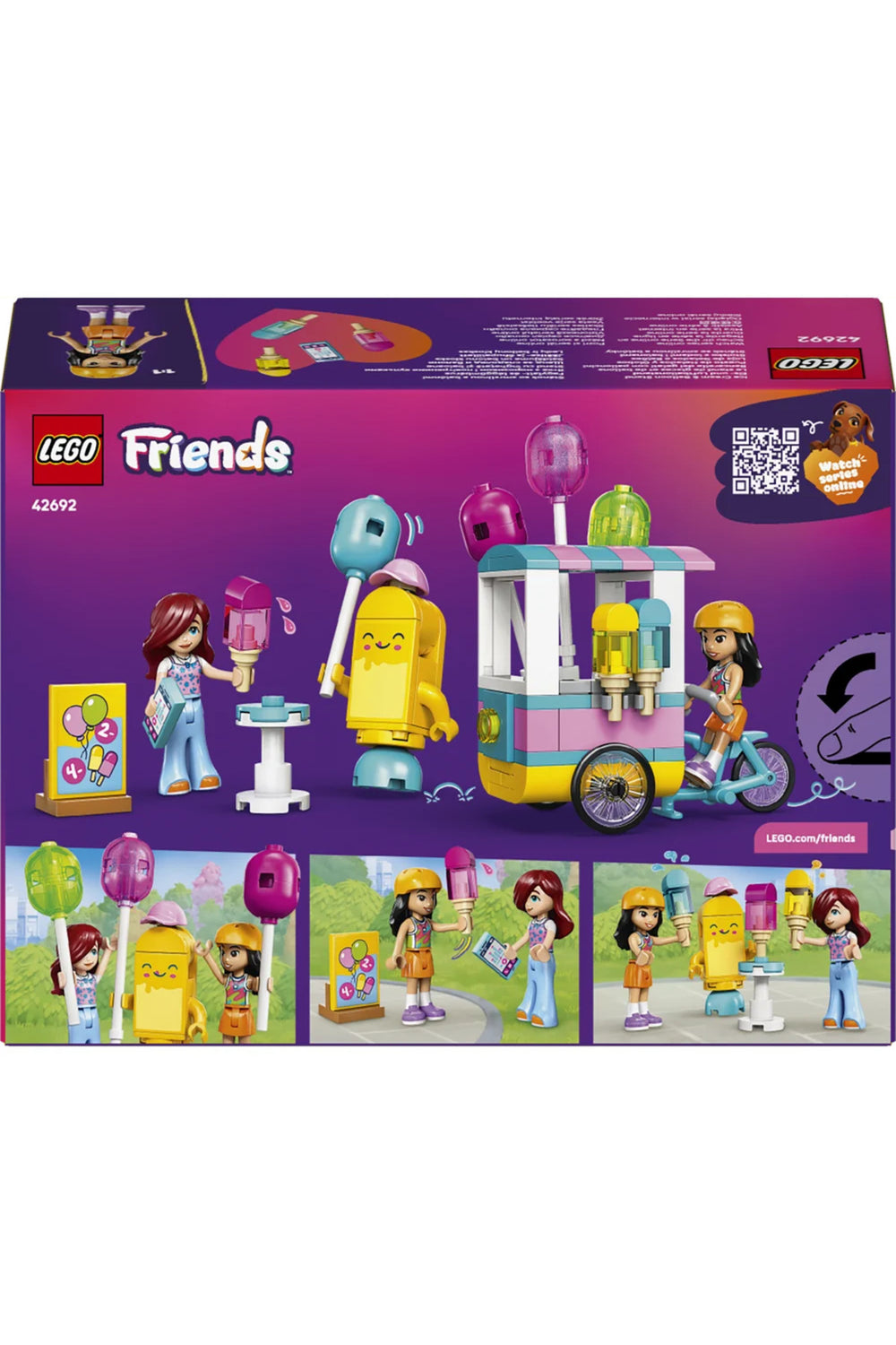 ® Friends Dondurma ve Balon Standı 42692 – 6+ Yaratıcı Oyuncak Yapım Seti (107 Parça)