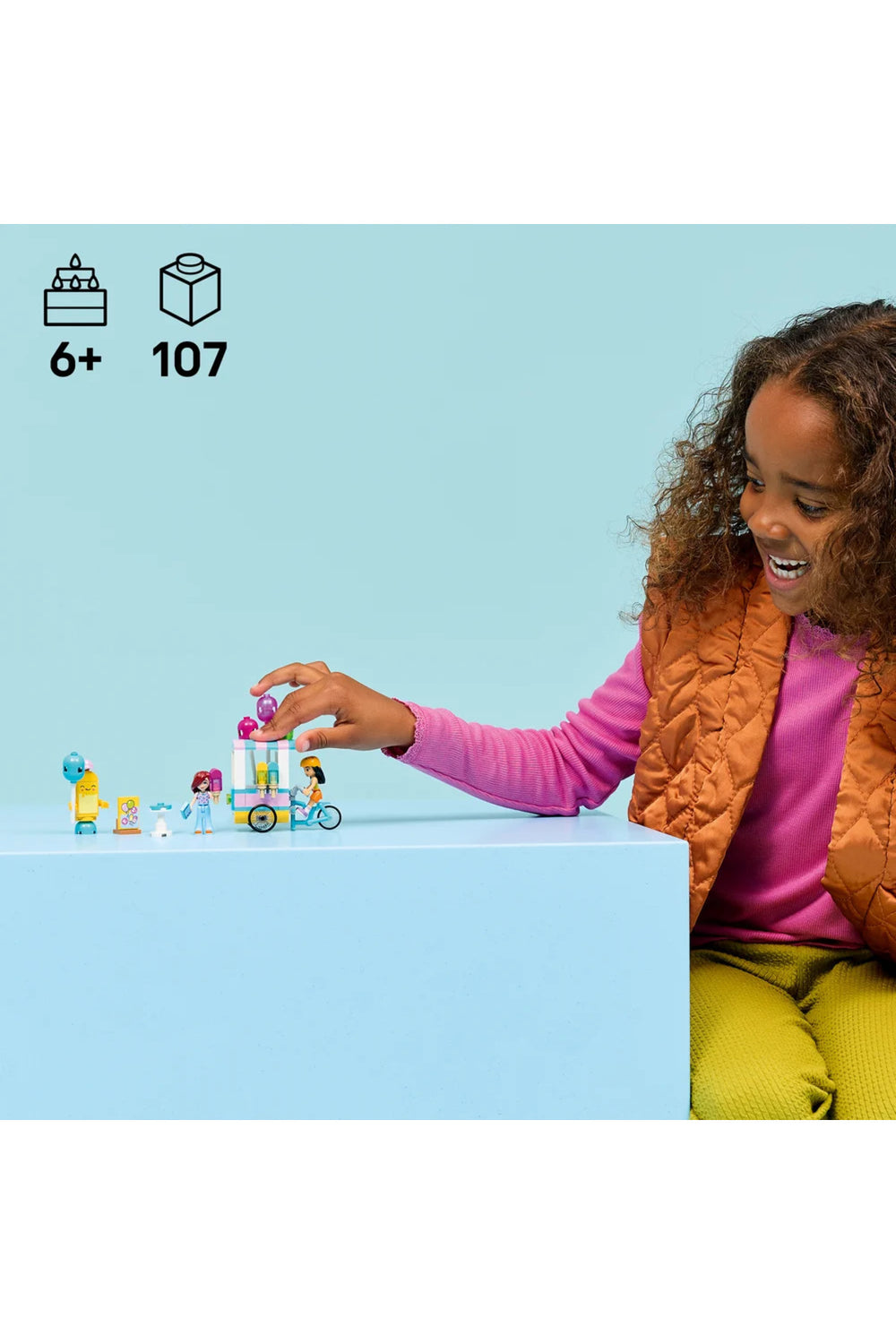 ® Friends Dondurma ve Balon Standı 42692 – 6+ Yaratıcı Oyuncak Yapım Seti (107 Parça)