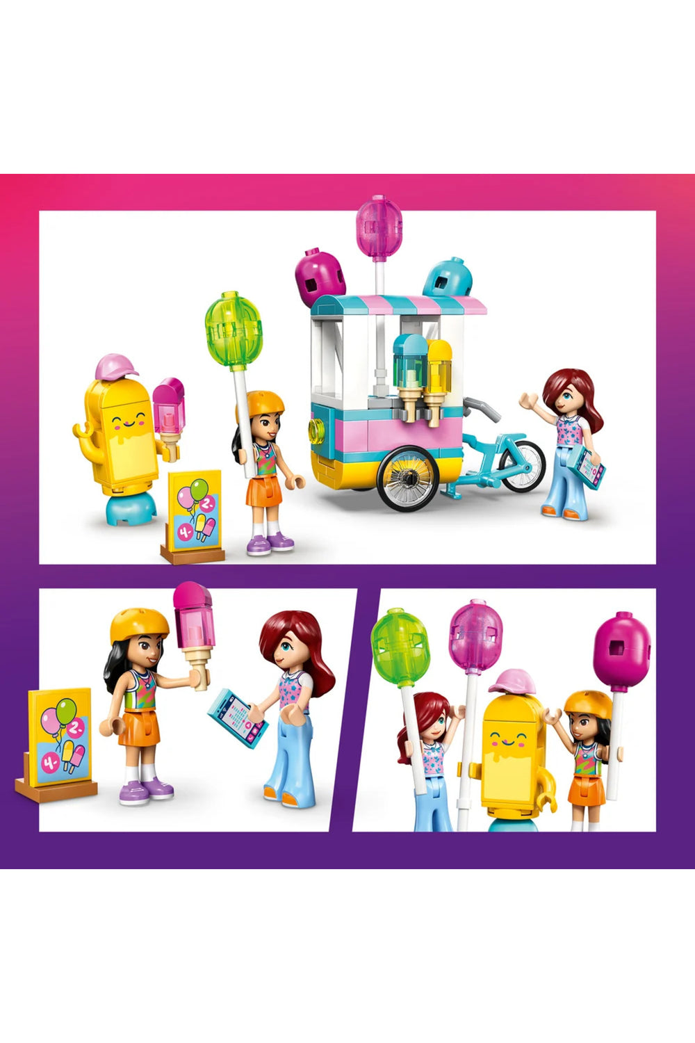 ® Friends Dondurma ve Balon Standı 42692 – 6+ Yaratıcı Oyuncak Yapım Seti (107 Parça)