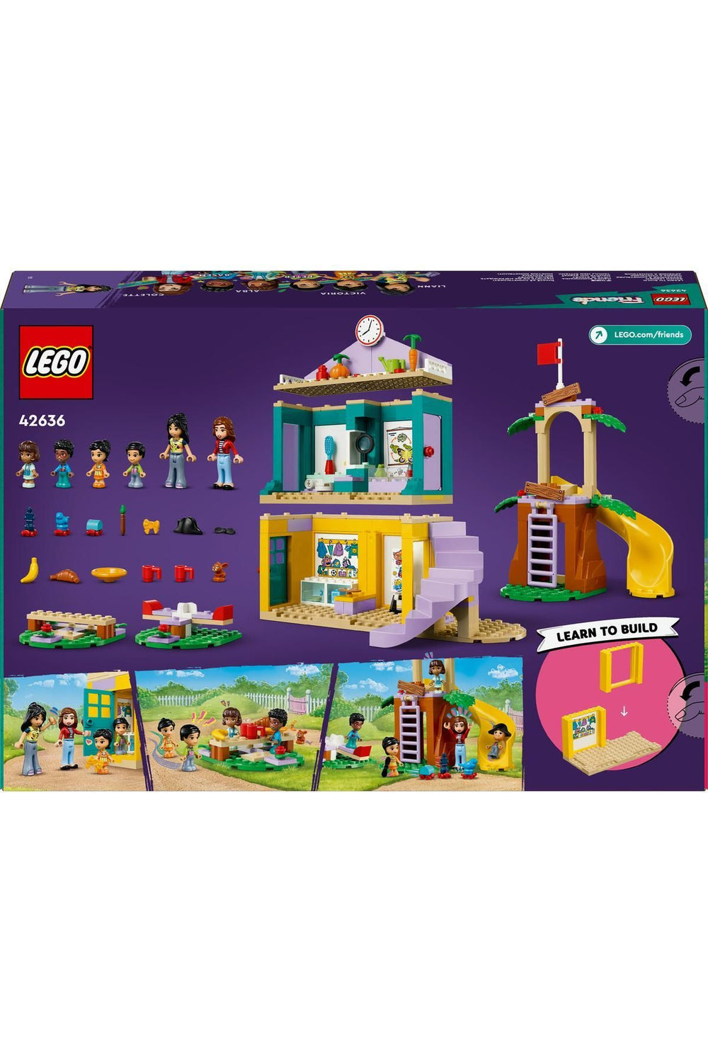 ® Friends Heartlake City Anaokulu 42636 - 4 Yaş ve Üzeri için Oyuncak Yapım Seti (239 Parça)