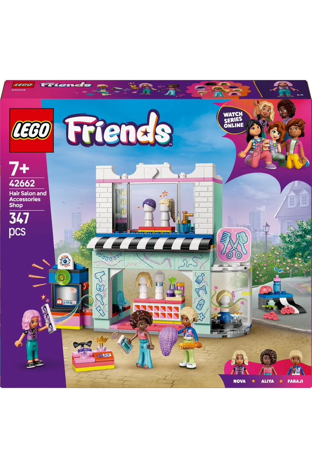 ® Friends Kuaför ve Aksesuar Mağazası 42662 - 7+ Çocuklar için Yaratıcı Oyuncak Yapım Seti (347P)
