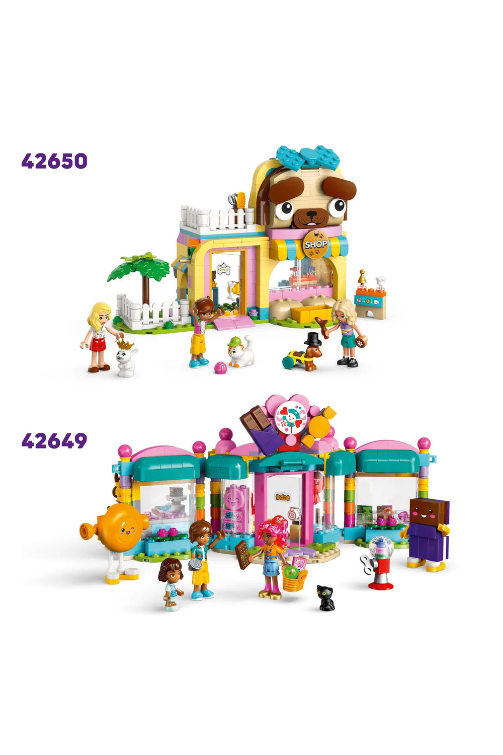 ® Friends Kuaför ve Aksesuar Mağazası 42662 - 7+ Çocuklar için Yaratıcı Oyuncak Yapım Seti (347P)