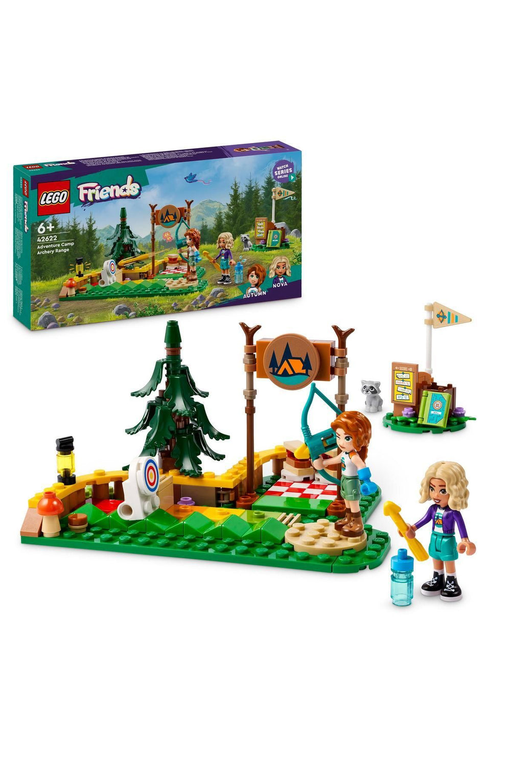 Friends Macera Kampı Okçuluk Alanı 42622 - 6 Yaş ve Üzeri Çocuklar için Autumn ve Nova M