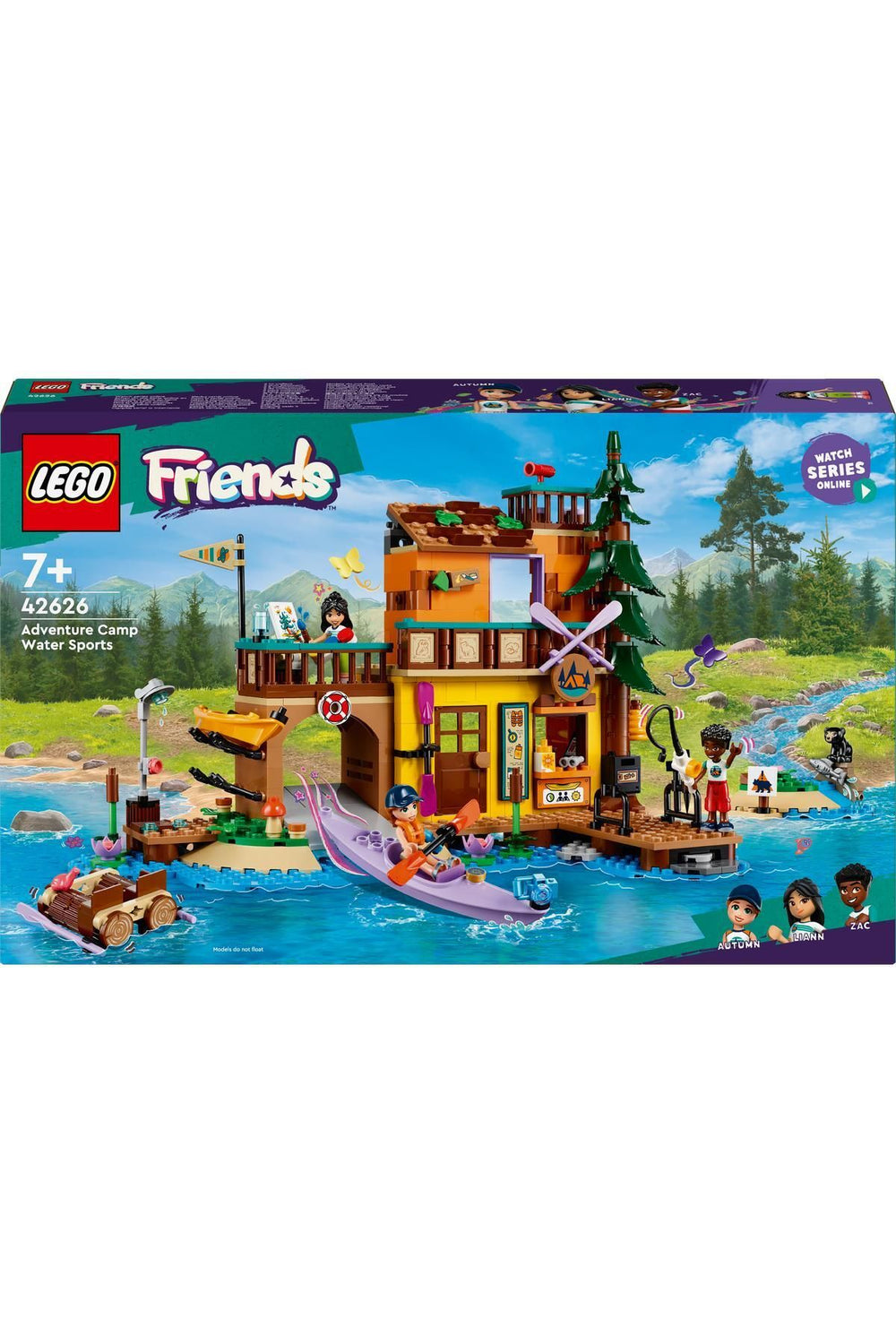 LEGO Friends Macera Kampı Su Sporları Yapım Seti 42626