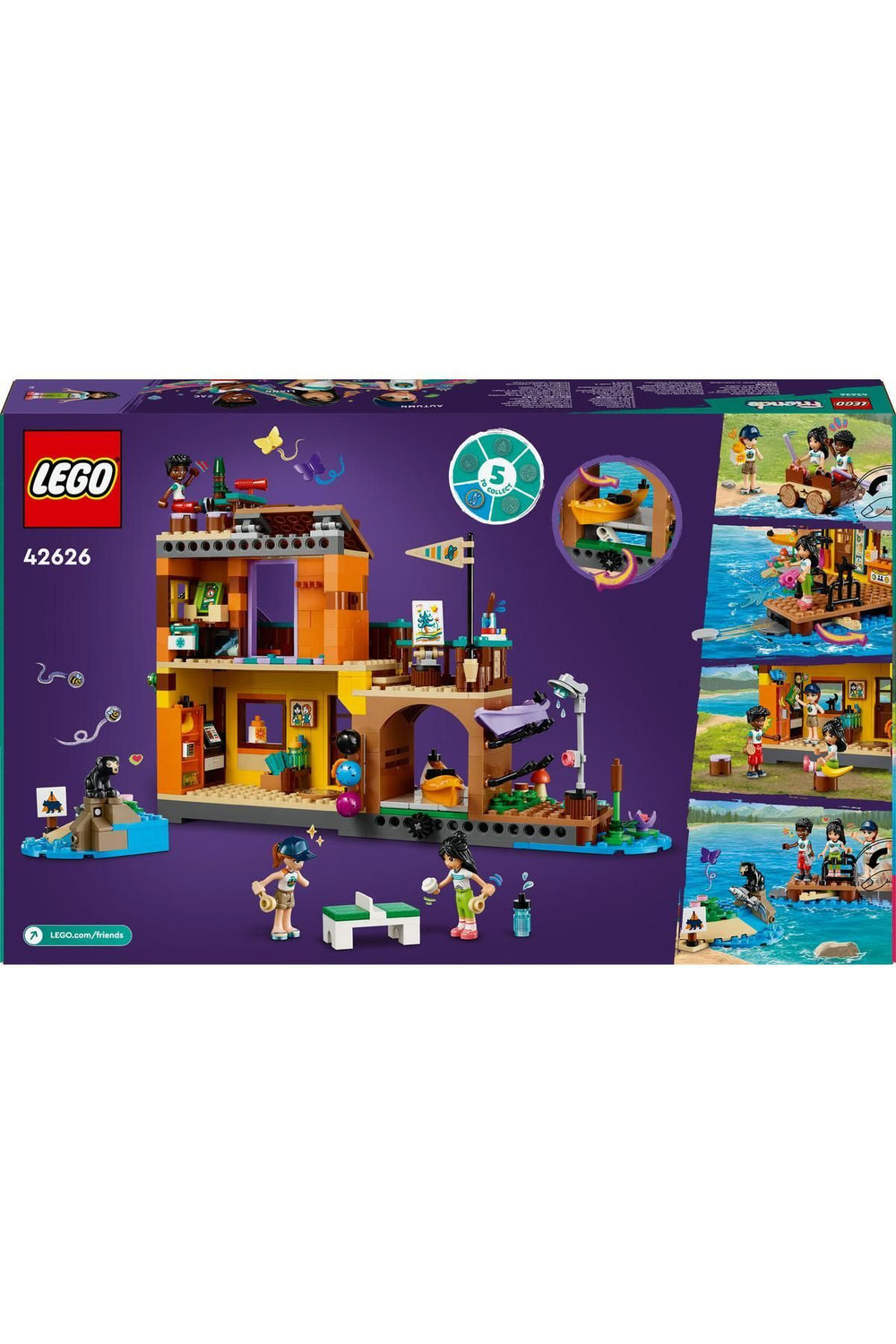 LEGO Friends Macera Kampı Su Sporları Yapım Seti 42626