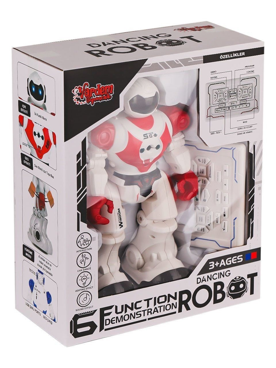VRD.UZ.KUM.ISIKLI SESLI DANSCI ROBOT 09494 (606-29)