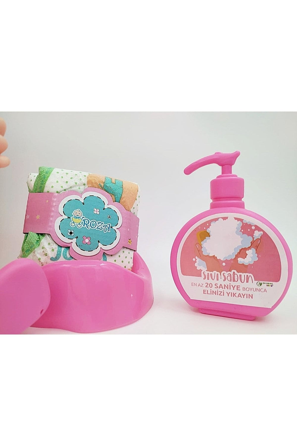 Global Toys Altını Islatan 8 Farklı Türkçe Cümle Kuran Biberon Ve Emzikli 32 Cm Roza Bebek