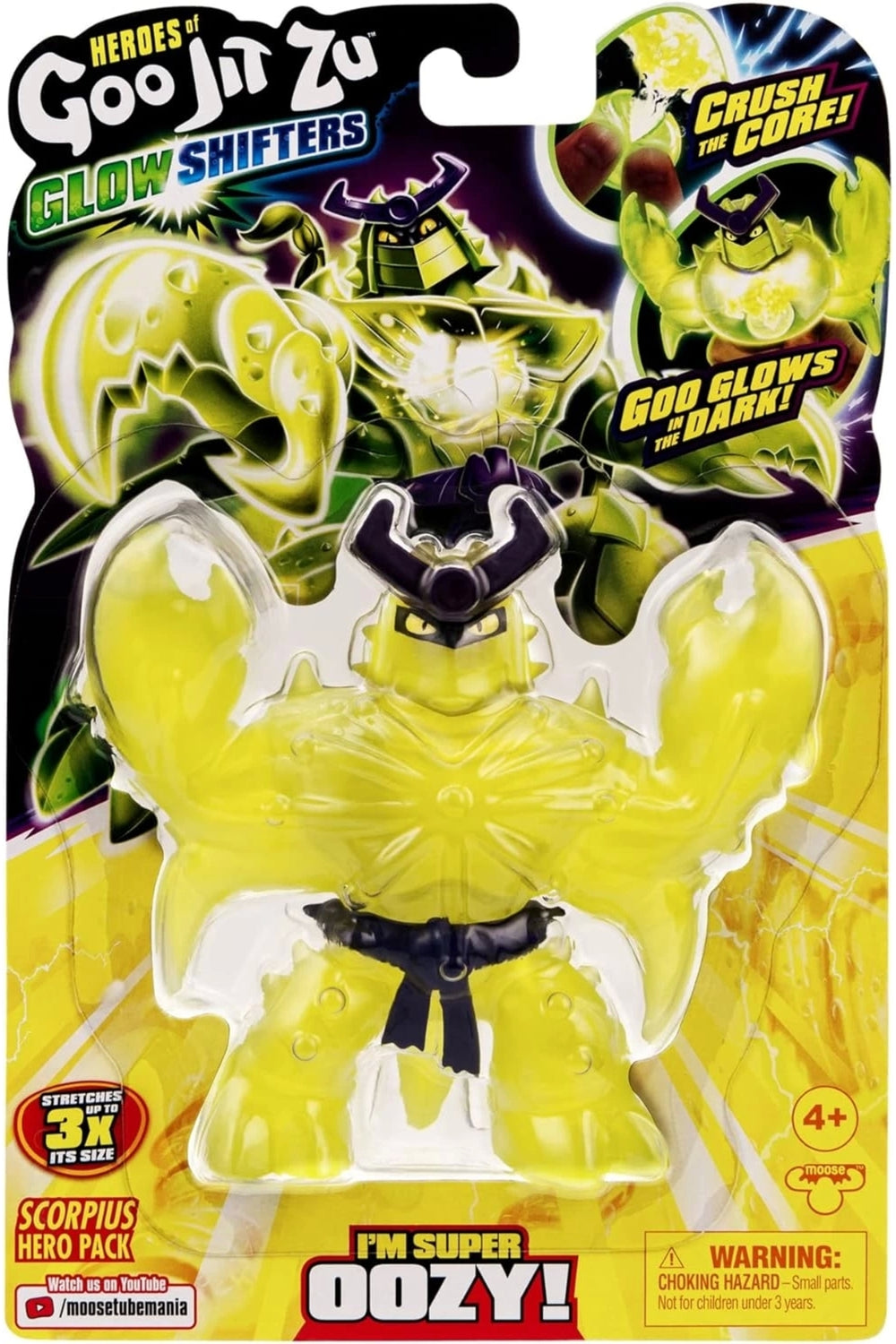 Goojitzu Glow Shifter Karanlıkta Parlayan Gjt41000 Tekli Figür Orijinal Lisanslı Scorpius Hero Pack