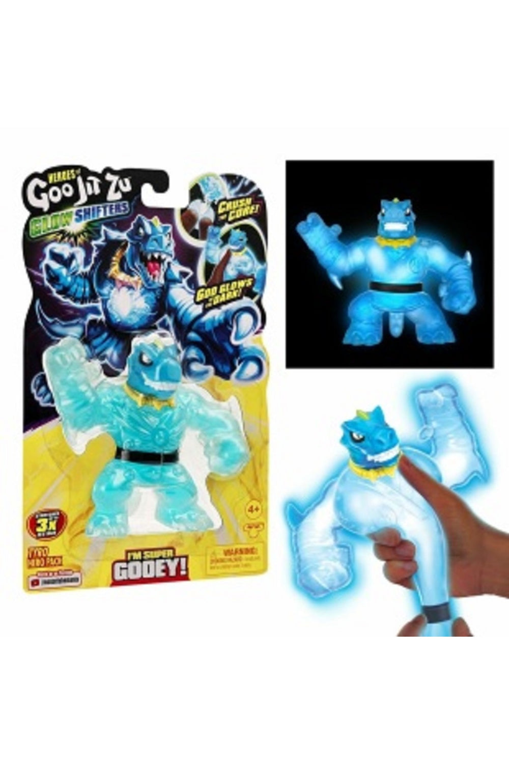 Goojitzu Glowshifter Karanlıkta Parlayan GJT41000 Tekli Figür Orijinal Lisanslı Tyro Hero Pack
