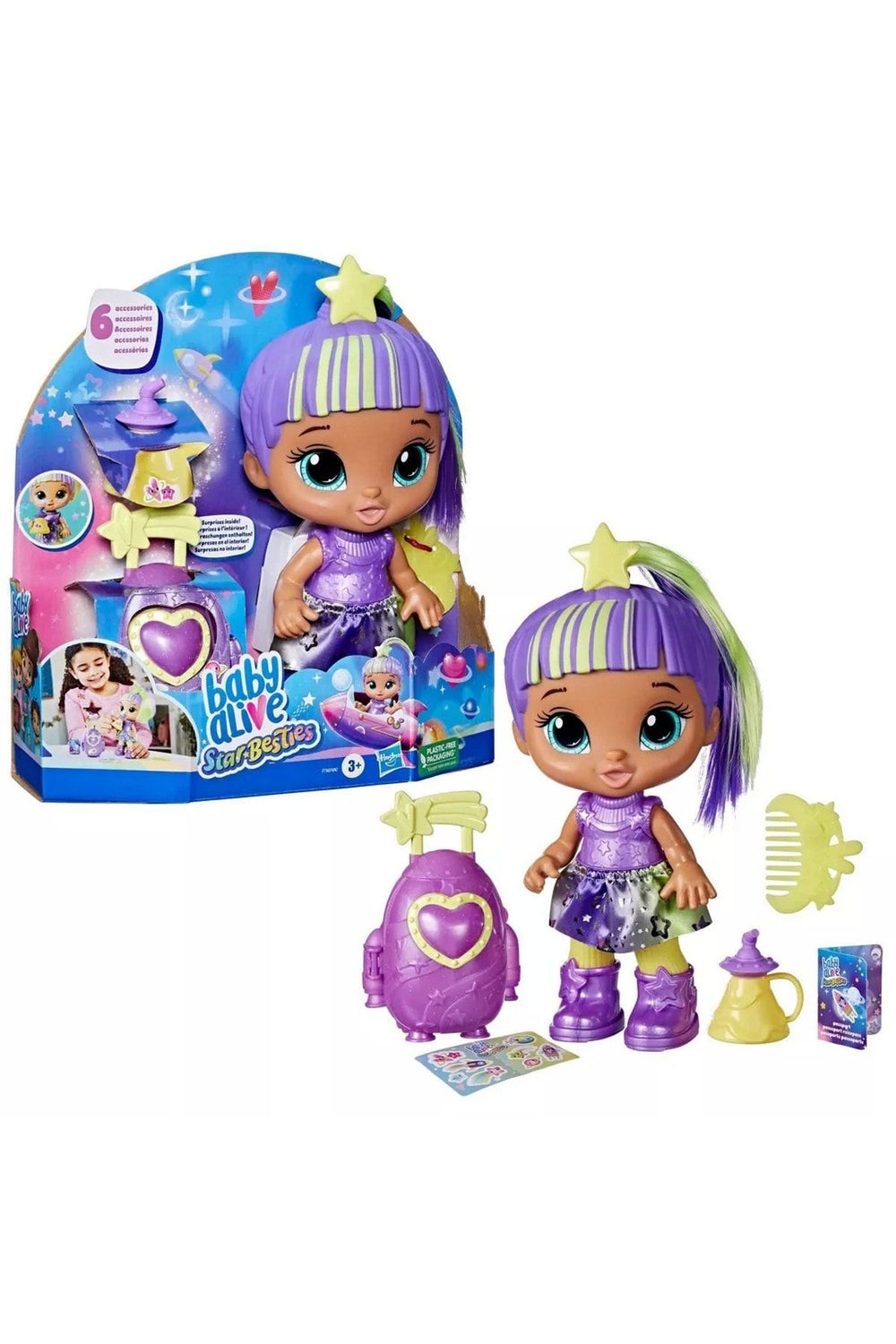 Hasbro Baby Alive Yıldız Kankalar Sevimli Luna F7360