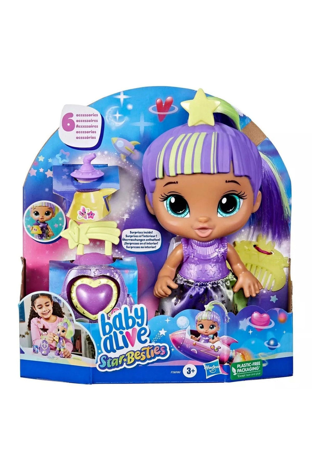 Hasbro Baby Alive Yıldız Kankalar Sevimli Luna F7360