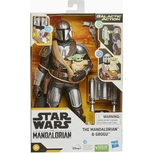 Hasbro Star Wars Galactic Action The Mandalorian ve Grogu Figür F5194