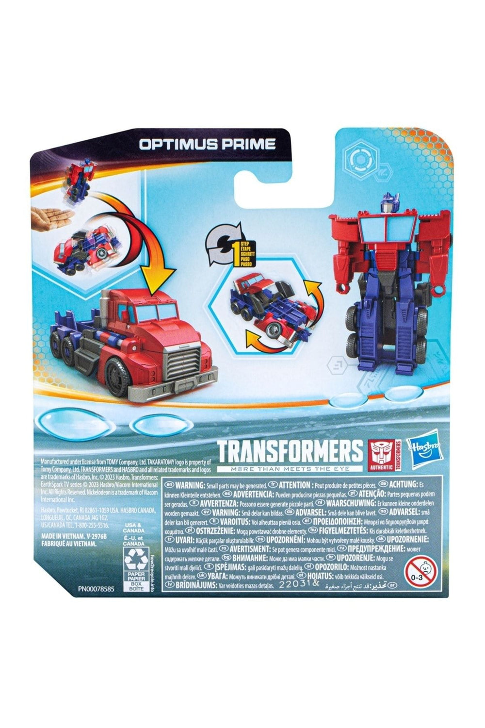 Hasbro Transformers Earthspark Optimus Prime