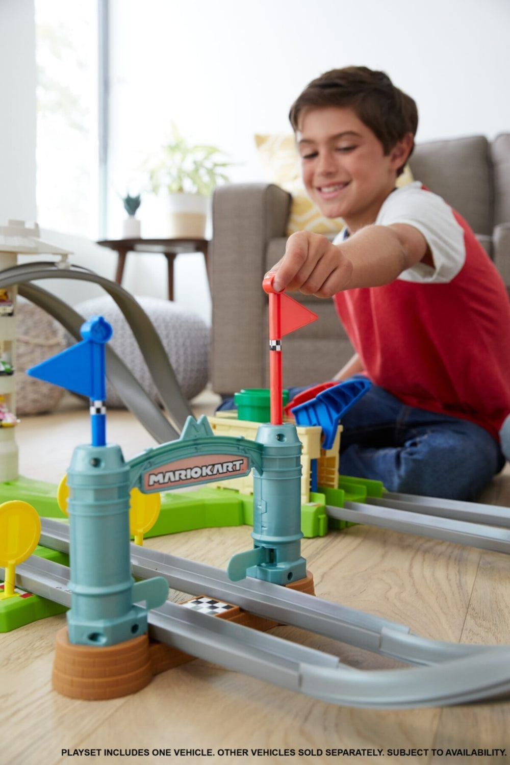 HOT WHEELS Mario Kart Çılgın Dönüş Parkuru Yarış Seti Ghk15