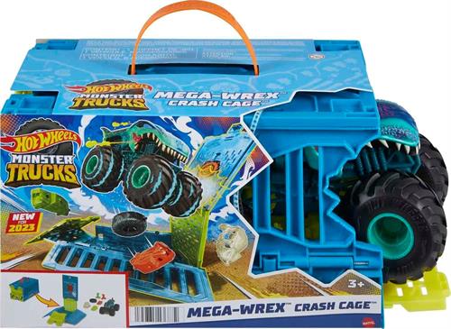 Hot Wheels Monster Trucks Mega-Wrex'in Çarpışma Kafesi HNC29