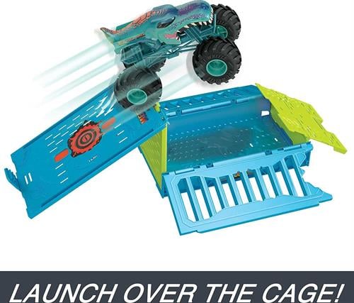 Hot Wheels Monster Trucks Mega-Wrex'in Çarpışma Kafesi HNC29