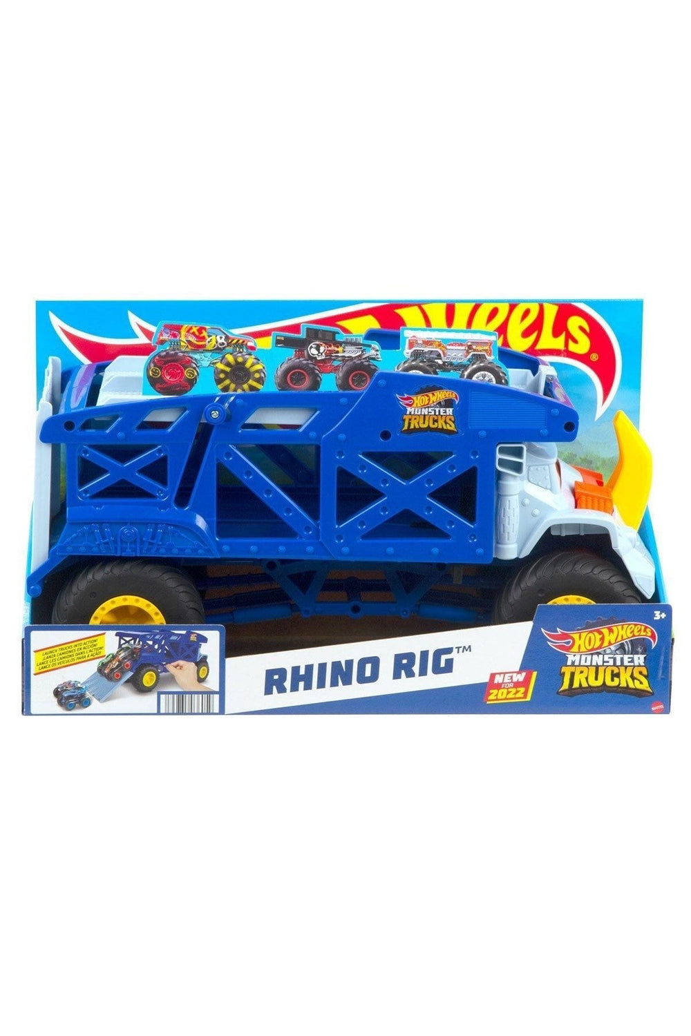HOT WHEELS Monster Trucks Rhino Taşıyıcı Kamyon Hfb13
