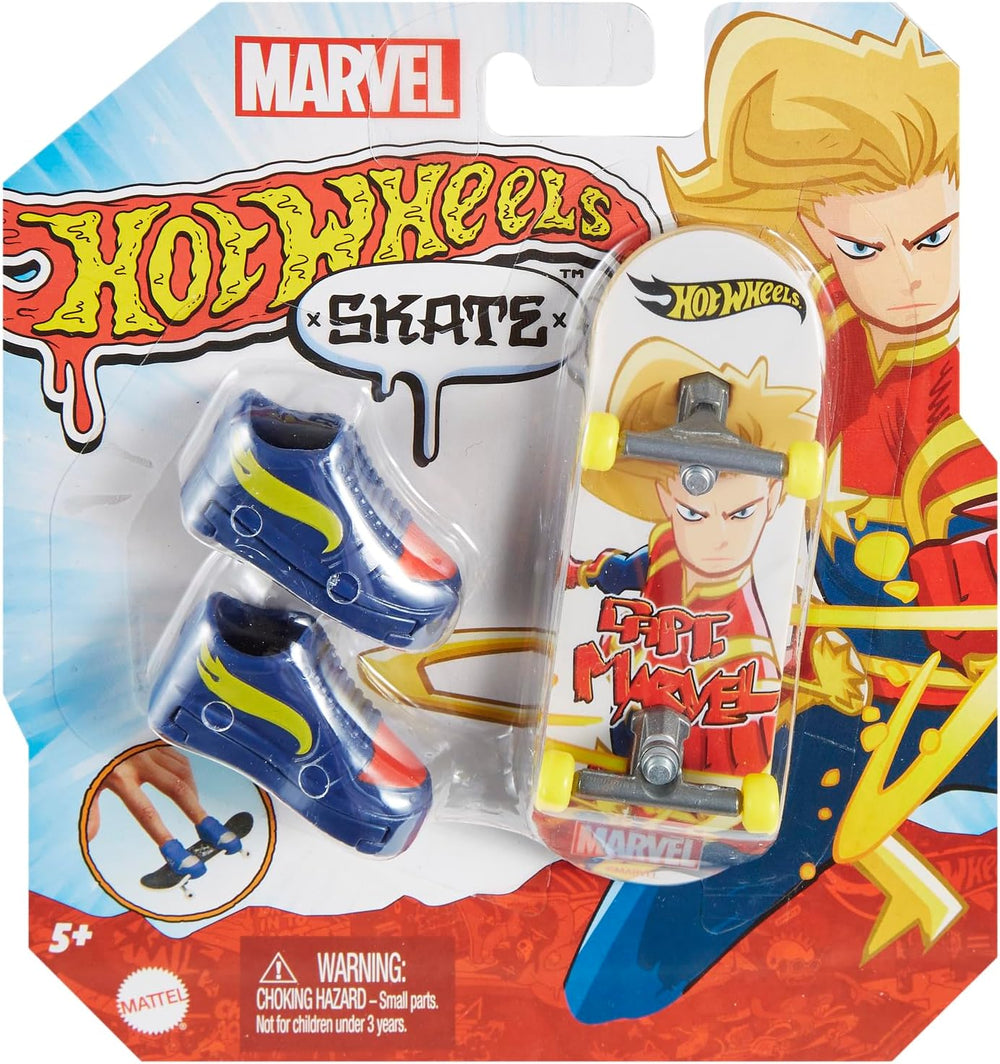 HOT WHEELS Skate Parmak Kaykay Ve Ayakkabı Kaptan Marvel