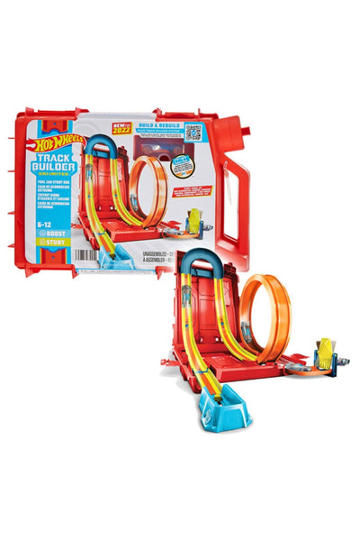 HOT WHEELS Track Builder Benzin Bidonu Akrobasi Seti
