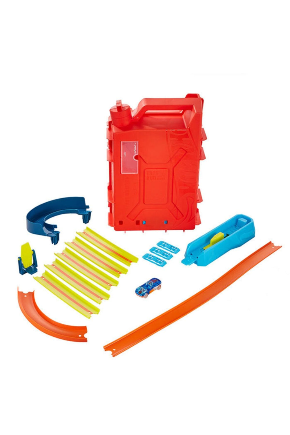 HOT WHEELS Track Builder Benzin Bidonu Akrobasi Seti