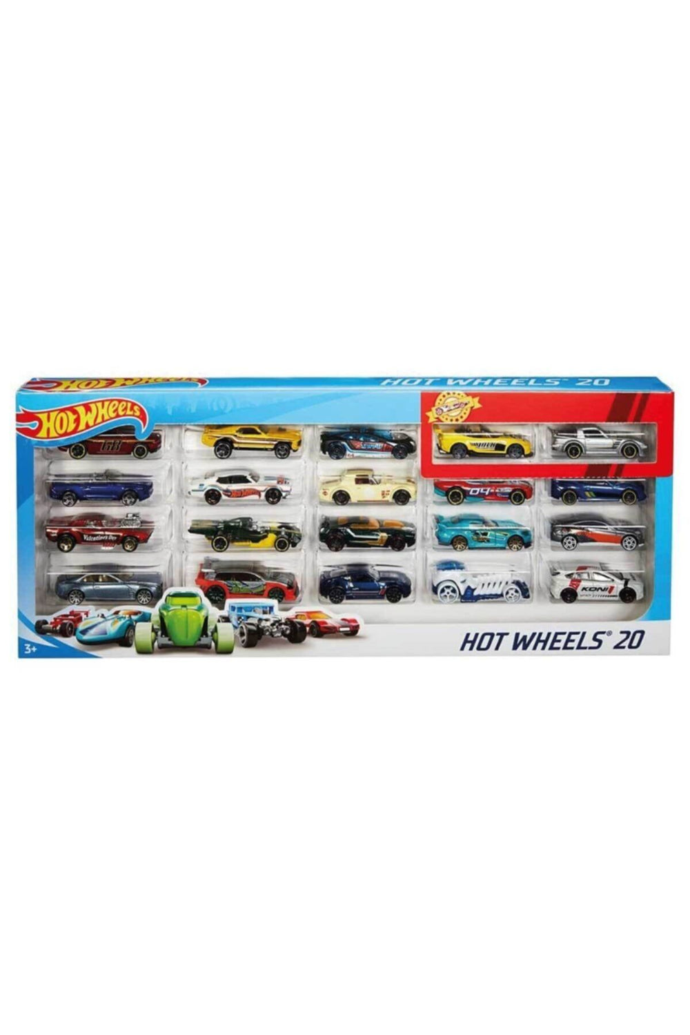 HOT WHEELS Yirmili Araba Seti-Karışık H7045