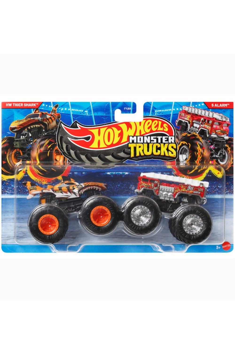 Hotwheels Monster Trucks Güçlü Ikili Arabalar - 1:64 jcc76
