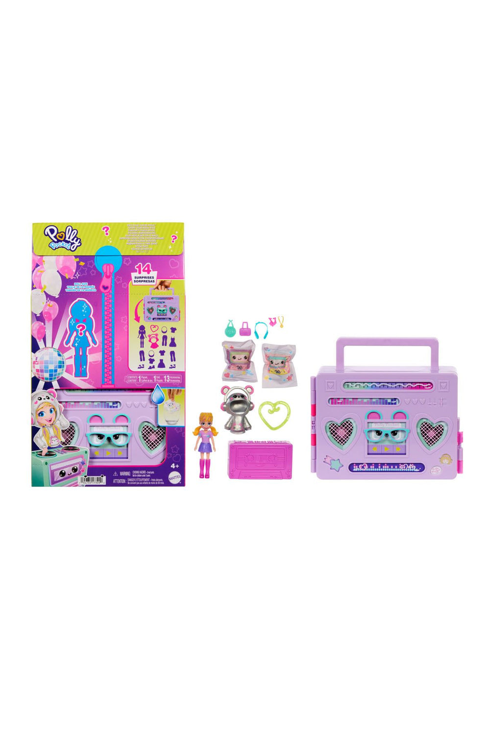 Hrd65 Polly Pocket Radyo Temalı Moda Eğlencesi Oyun Seti