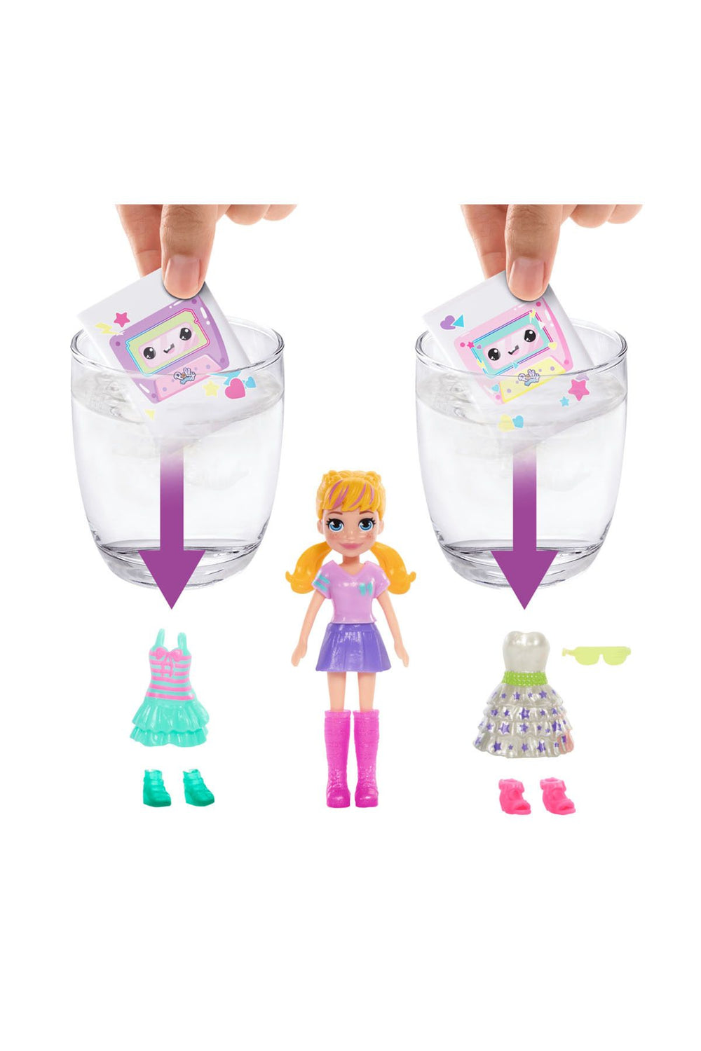 Hrd65 Polly Pocket Radyo Temalı Moda Eğlencesi Oyun Seti