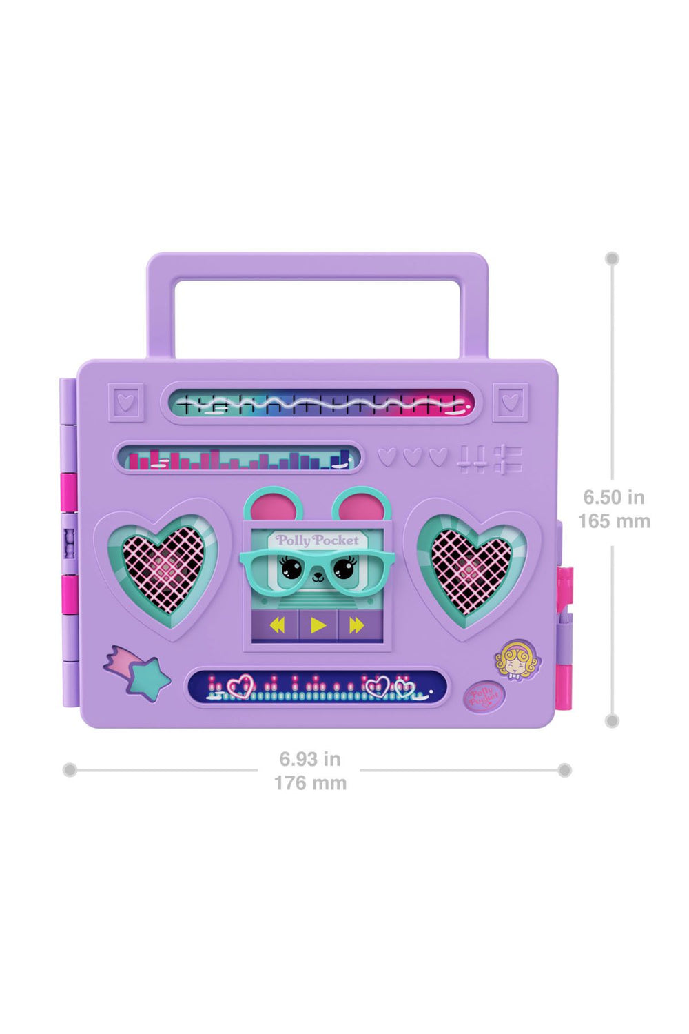 Hrd65 Polly Pocket Radyo Temalı Moda Eğlencesi Oyun Seti