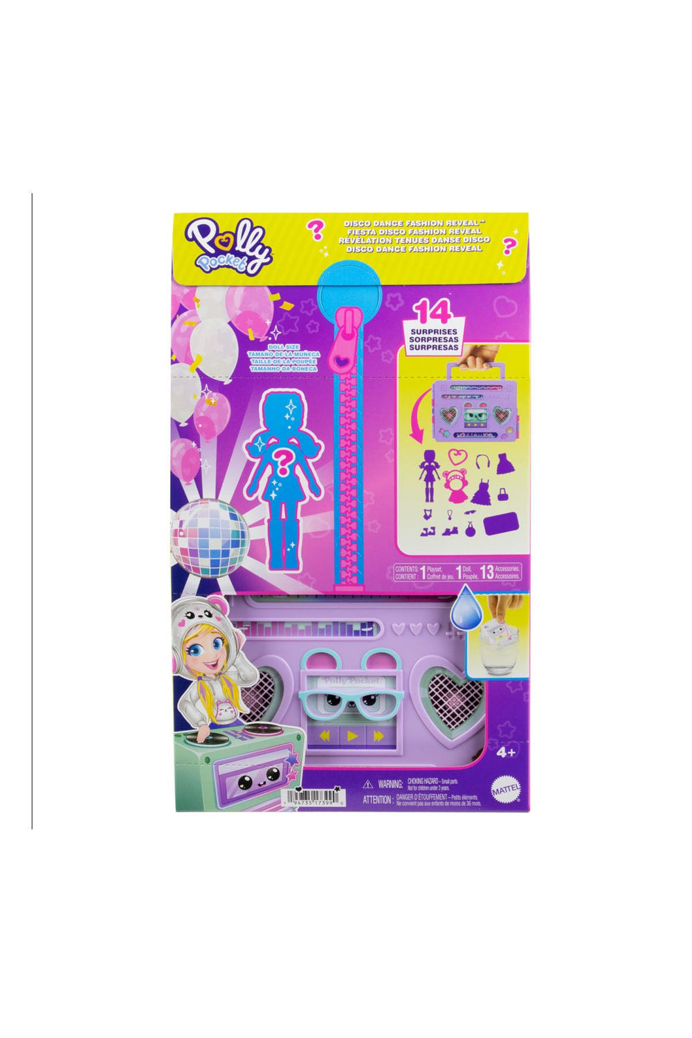 Hrd65 Polly Pocket Radyo Temalı Moda Eğlencesi Oyun Seti