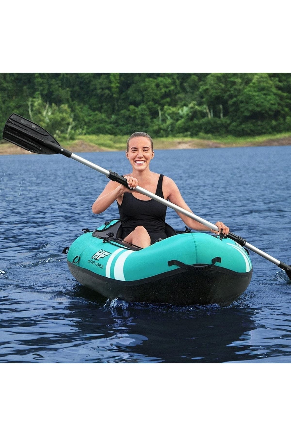 Hydro-force Venture X1 Kayak Tek Kişilik Şişme Kano Set Turkuaz