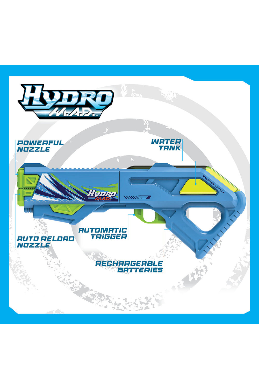 Hydro M.A.D. Elektrikli Su Tabancası - Beyaz 81150
