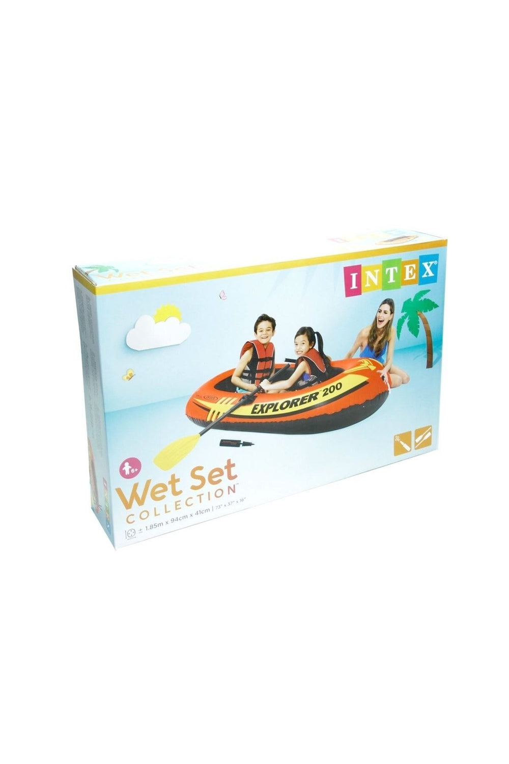 İntex Explorer 200 Pompa ve Kürekli Şişme Bot 58331