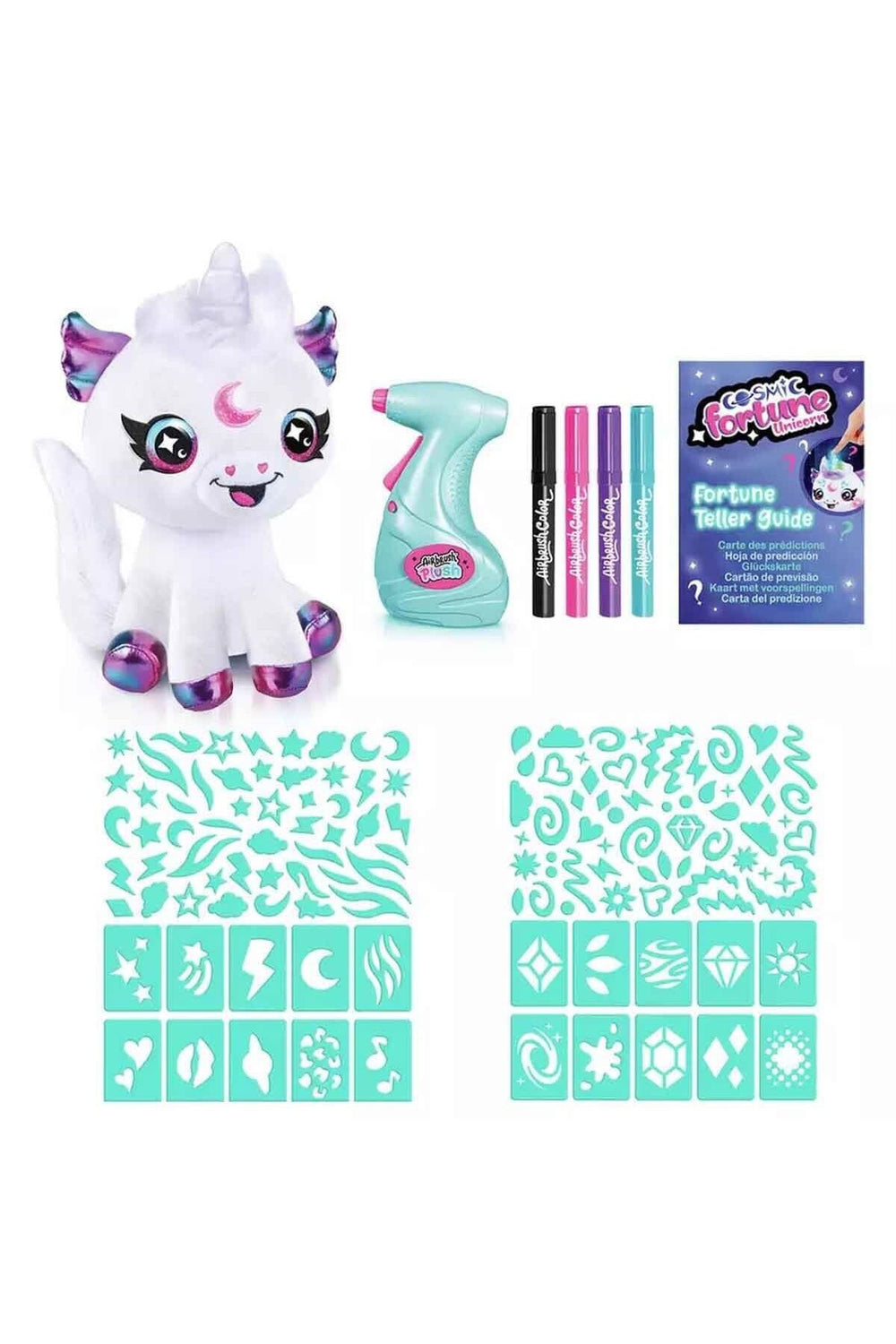 Işıklı Airbrush Peluş Cosmic Unicorn Hobi Seti