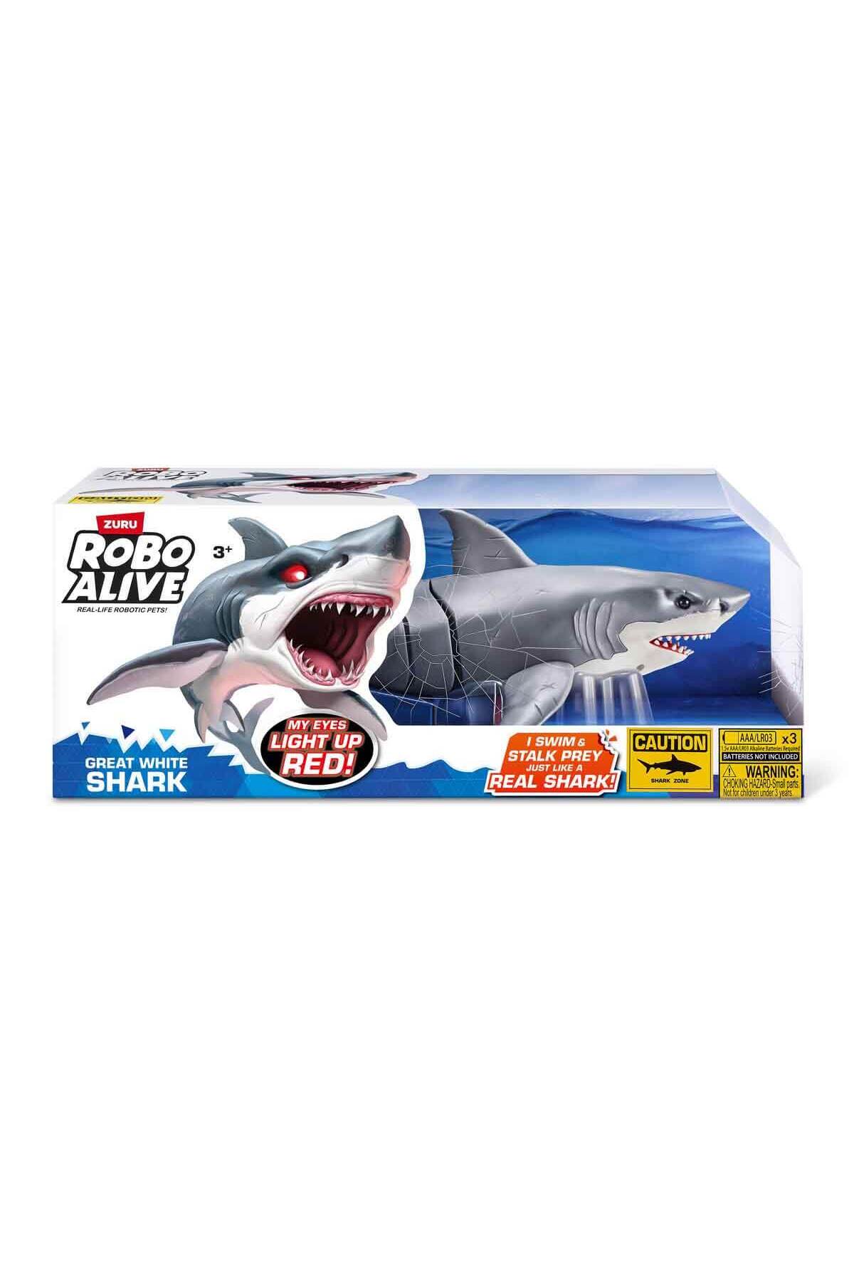 Işıklı Robo Alive Suda Yüzen Robot Köpek Balığı 37 cm RBV01000