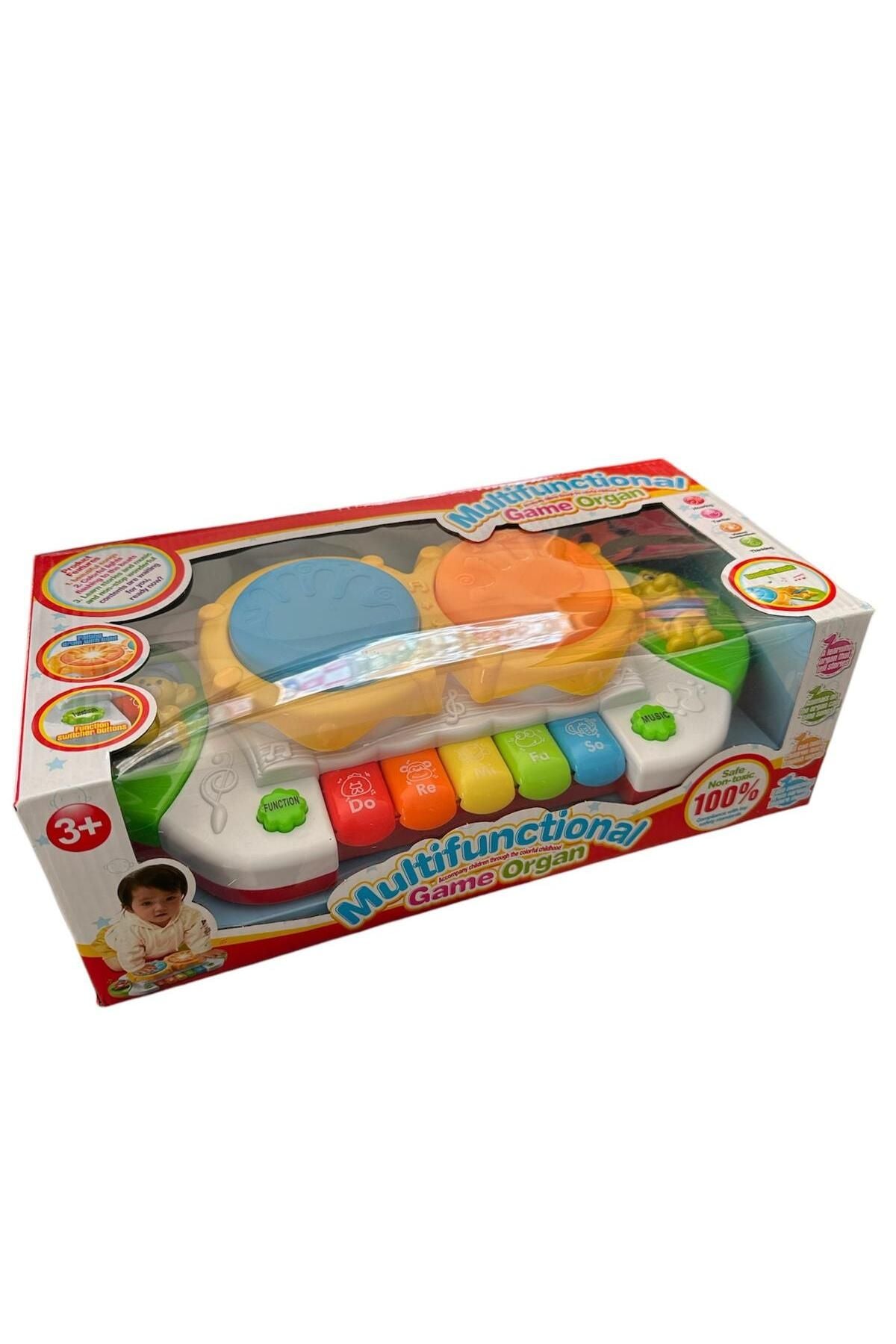 Işıklı Sesli Davul Set