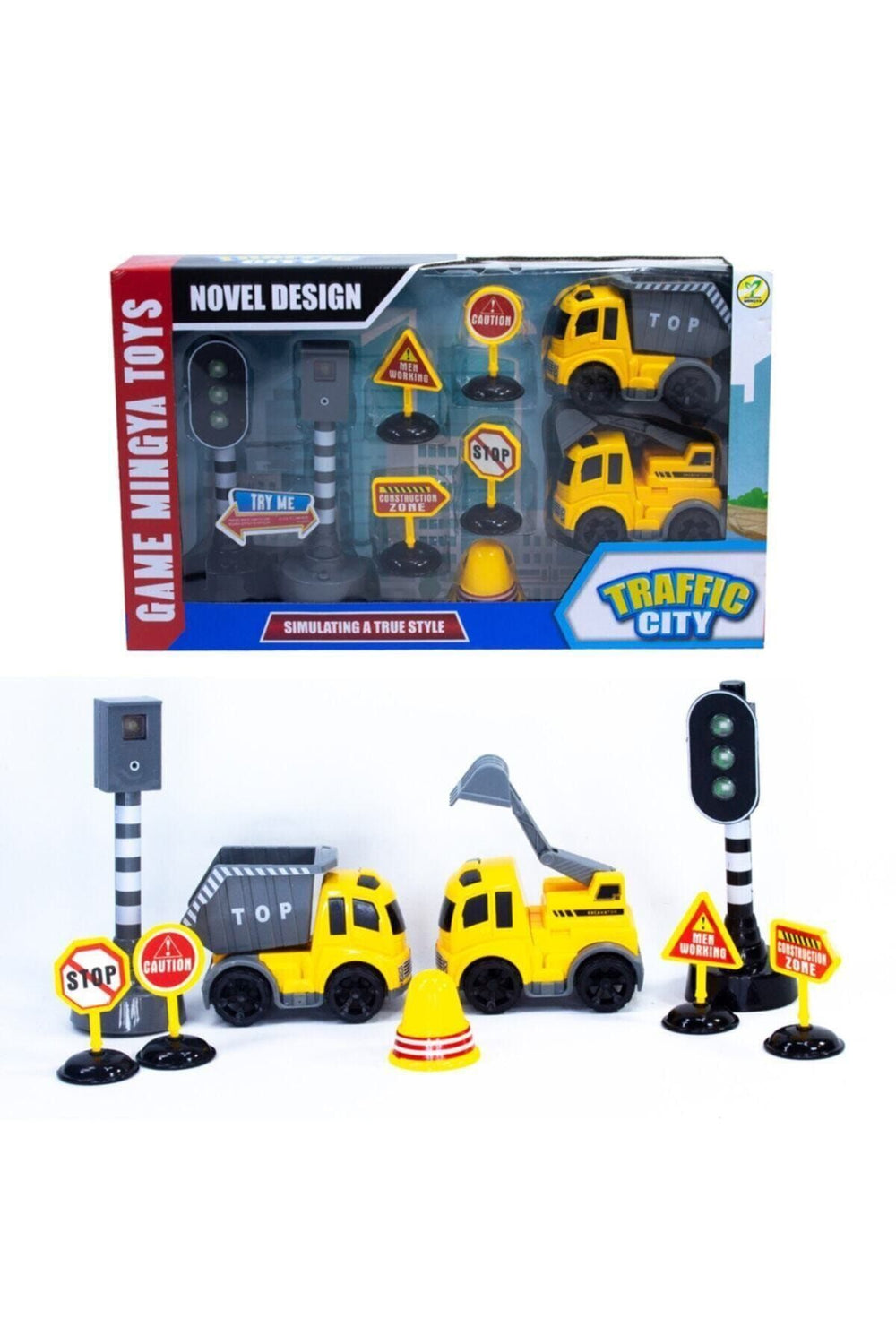 Işıklı Ve Radarlı Oyuncak Eğitici Trafik Set