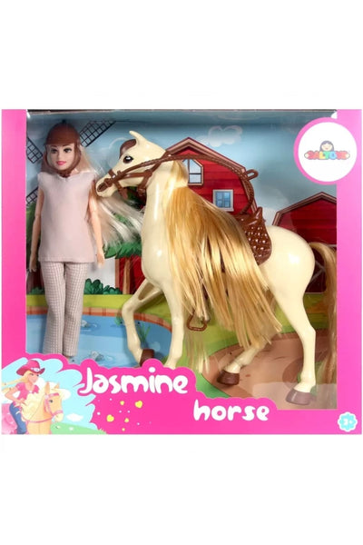 Jasmine Atlı Bebek Bej-kahve
