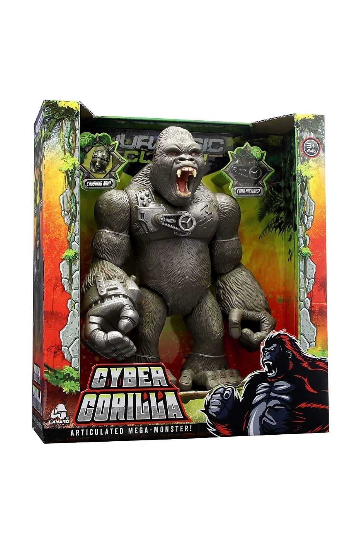 Jurassic Clash Siber Goril 27 Cm.