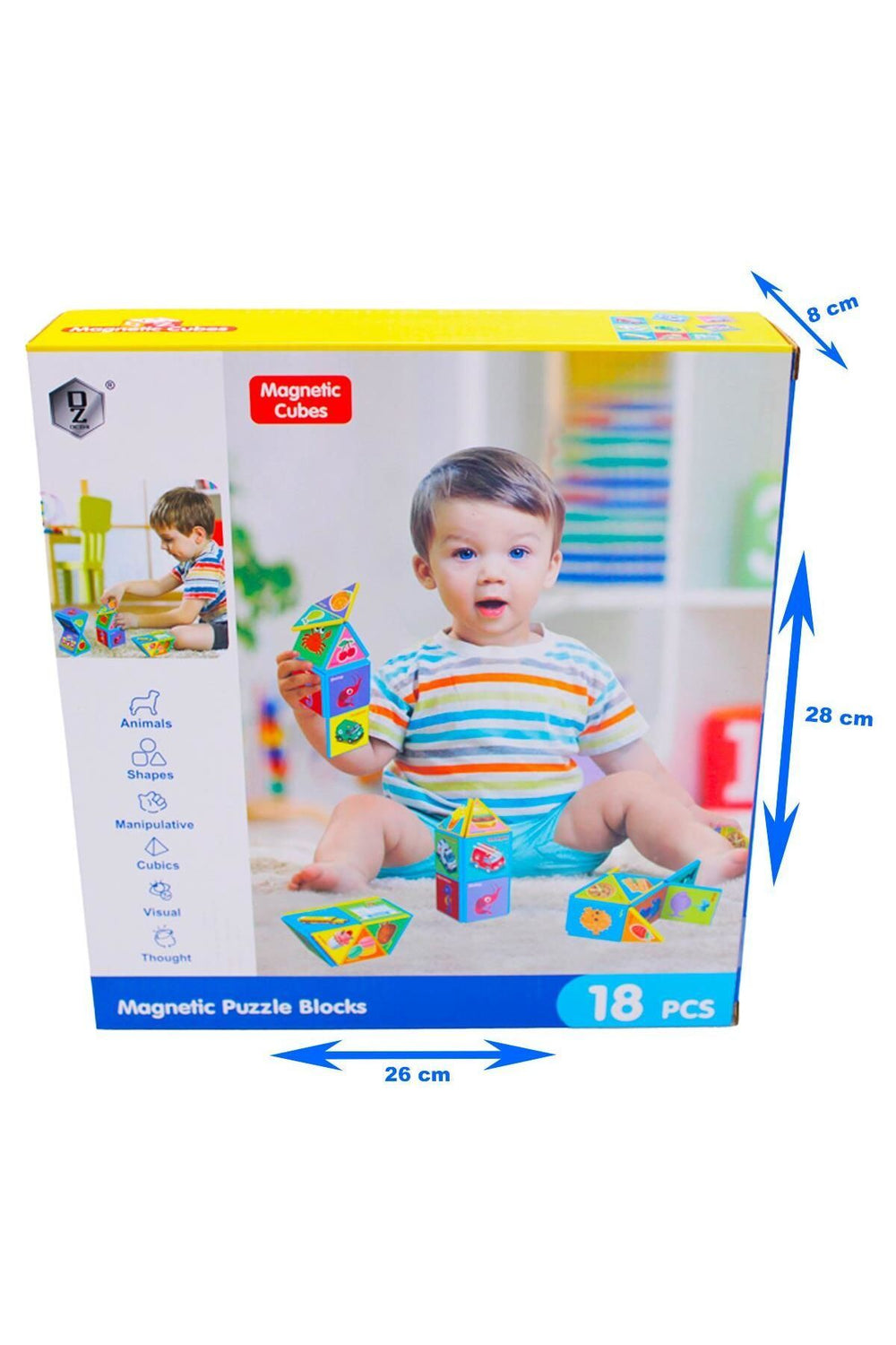 Kızılkaya 18 Parça Manyetik Zeka küpü HD351A