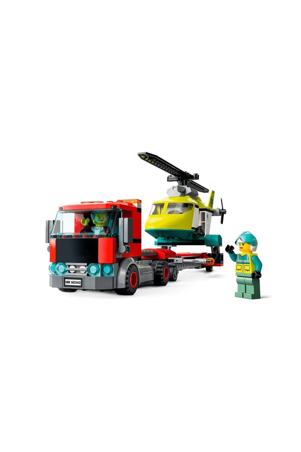 LEGO 60343 ® City - Kurtarma Helikopteri Nakliyesi 215 Parça +5 Yaş