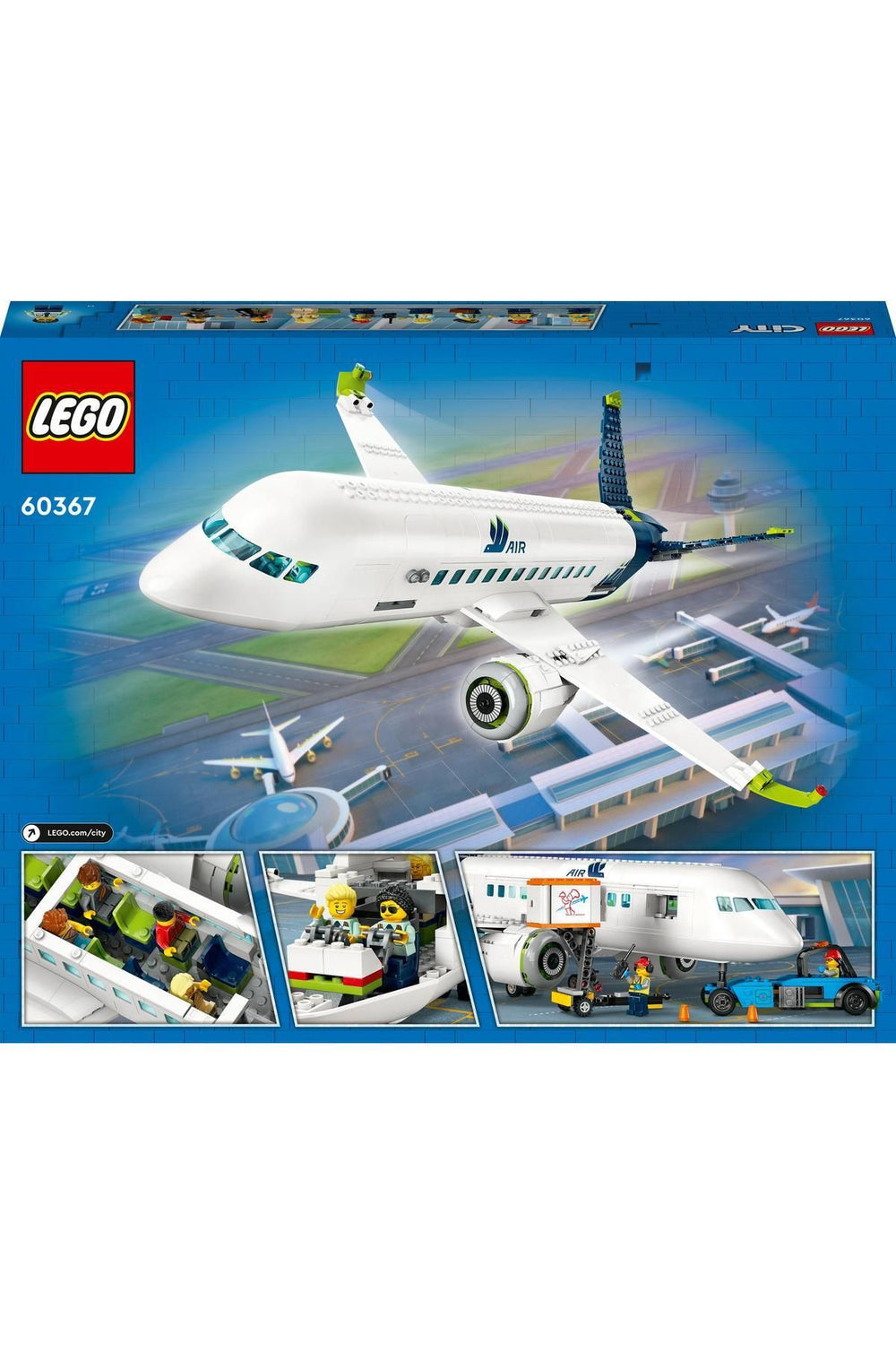 LEGO 60367 Yolcu Uçağı V29
